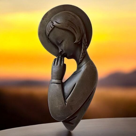 Wild Goose Studio Cast Wall Decor Plaque Madonna of Mercy Virgin Mary Ireland - Picture 13 of 15